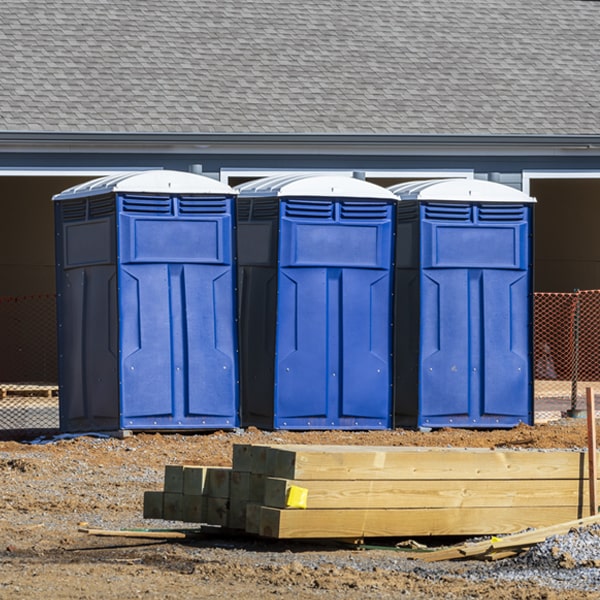 how many porta potties should i rent for my event in East Finley